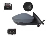 Oglinda exterioara Skoda Octavia, 04.2020-, dreapta, reglaj electric; grunduit; incalzit; sticla convexa; geam cromat; rabatabil; memorie; 16 gauri /
