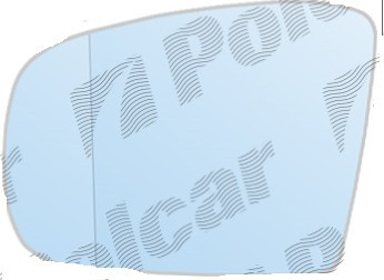 Geam oglinda Mercedes Clasa ML (W163) 2001-07.2005 partea stanga BestAutoVest albastra asferica cu incalzire 5044548E foto