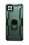 Husa telefon compatibila cu Samsung Galaxy A22 5G, Powerful, Inel si placuta metalica, HT123