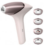 Epilator IPL Philips Lumea Seria 9900 BRI977/00, Senzor Smartskin, Tehnologie SenseIQ, Conectare la aplicatie cu functii Skin AI, Utilizare cu sau far