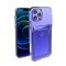 Husa protectie flippy cu suport card compatibila cu apple iphone 12 pro max transparent