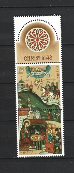 ROMANIA 2022 - CRACIUN 2022, VINIETA 1, MNH - LP 2395