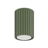 Lampă De Tavan Karbon Verde Măsliniu Din Aluminiu 1 Bec Tub Minimalist De Interior