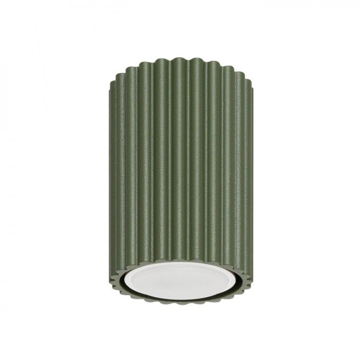 Lampă De Tavan Karbon Verde Măsliniu Din Aluminiu 1 Bec Tub Minimalist De Interior
