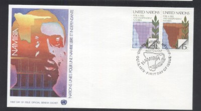 UN New York 1979 Namibia Mi.336-337 FDC UN.293 foto