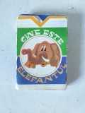Cine este elefantul, joc vechi romanesc 1985, JOcuri Jucarii Educative JECO Colective COOP, complet, in cutia originala