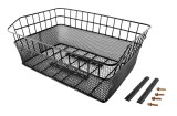 Cos Bicicleta Negru 45x30x18cm cu Sistem Prindere, Universal, Accesorii Biciclete