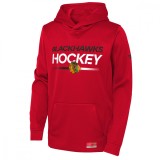 Chicago Blackhawks hanorac cu glugă pentru copii Authentic Pro Hoodie Po Hood - Dětsk&eacute; S (6 - 9 let)