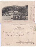 Salutari din Piatra Neamt -1899- Vedere de Peste Vale-clasica, Circulata, Printata