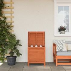 vidaXL Ladă depozitare grădină maro 50x49x56,5 cm lemn masiv brad 364751