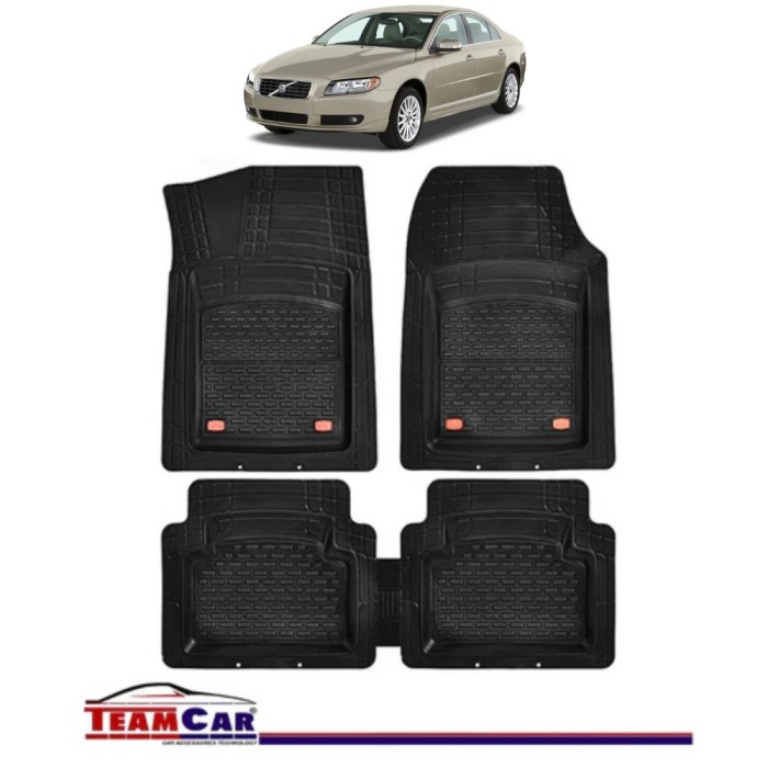 Covorașe Auto TeamCar&reg; Tip Tăviță Compatibile Volvo S80 Mk2 (2006&ndash;2016) - Sedan