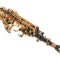 Saxofon Sopran drept Karl Glaser Negru clape aurii