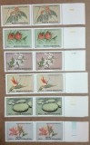 TIMBRE ROMANIA MNH LP1393/1995 Flori Gradina Botanica Bucuresti Serie in pereche