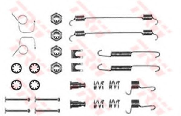 Set accesorii, sabot de frana PEUGEOT 306 Hatchback (7A, 7C, N3, N5) (1993 - 2003) TRW SFK105