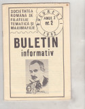 Bnk fil Soc. romana de filatelie tematica si maximafilie - buletin info 2/1992
