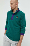 Adidas Originals bluza barbati, culoarea verde, modelator