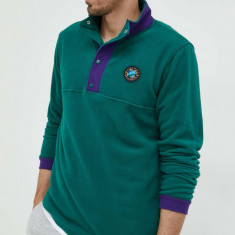 Adidas Originals bluza barbati, culoarea verde, modelator