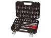 Set chei tubulare 6-puncte PROLINE 43 piese o&Aring;&pound;el crom-vanadium 1/4