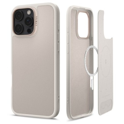 Husa pentru iPhone 16 Pro Max - Spigen Cyrill Kajuk MagSafe - Cream foto