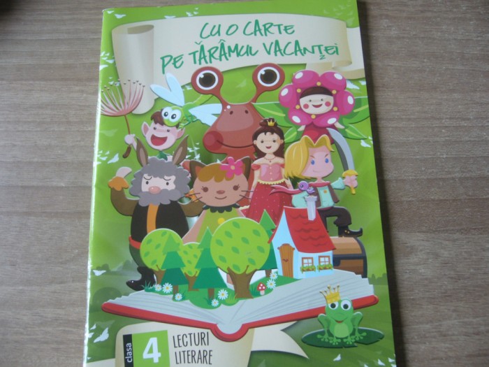 Cu o carte pe taramul vacantei - Clasa a 4-a