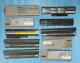 Cumpara ieftin Lot 10 baterii laptop - diverse modele - 100 de lei toate -