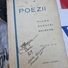 Poezii plumb - scantei galbene - Gh. Bacovia