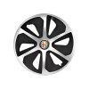 Set 4 capace roti Roco Gri-Negru R15 Compatibil Cu Alfa Romeo, Autohelix MSA