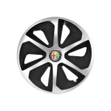 Set 4 capace roti Roco Gri-Negru R14 Compatibil Cu Alfa Romeo, Autohelix MSA
