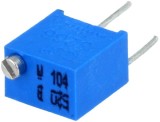 Semireglabil multi 10k vert 0.25W