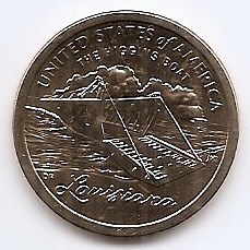 Statele Unite (SUA) 1 Dolar 2023 D (Inventii: Louisiana - Vas de debarcare) KM-781 UNC !!!