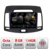 Navigatie HHyundai Elantra 2007-2011 5960Pro-2009 Android Octa Core Qualcomm 2K Qled 8+128 DTS DSP 360 4G Optical CarStore Technology