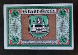 Notgeld Greiz - 50 Pfennig 1921