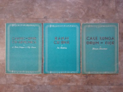 Lot de 3 Partituri muzicale foto