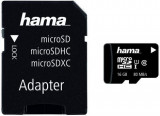 Cumpara ieftin Card de memorie Hama microSDHC, 16GB, Clasa 10, pana la 80 MB/s, UHS-I + Adaptor SD