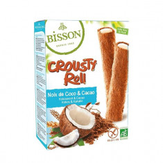 Rulou Crocant Cacao si Cocos Bio Bisson 125gr