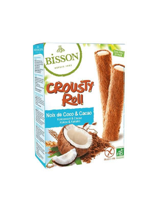 Rulou Crocant Cacao si Cocos Bio Bisson 125gr foto