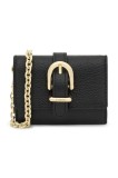 Tous portofel de piele BUCKLES femei, culoarea negru, 2002189651