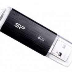 Stick USB Silicon Power Ultima U02, 8GB, USB 2.0 (Negru)