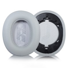 Set 2 bureti TXE pentru casti JBL Live 500BT, Over-Ear, Gri, Piele ecologica, Spuma cu memorie