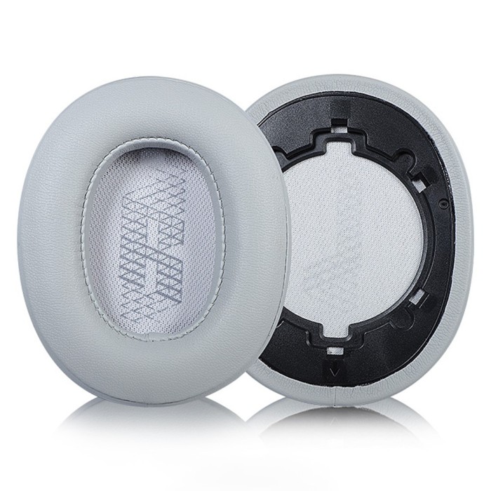 Set 2 bureti TXE pentru casti JBL Live 500BT, Over-Ear, Gri, Piele ecologica, Spuma cu memorie
