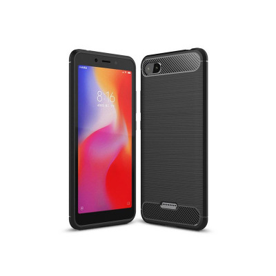 Husa TPU OEM Carbon pentru Huawei Y7 Prime (2019), Neagra foto