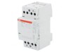 Contactor 4-polar 25A 24VAC/DC NO