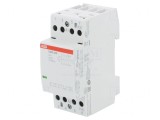 Contactor 4-polar 25A 24VAC/DC NO
