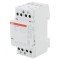 Contactor 4-polar 25A 24VAC/DC NO