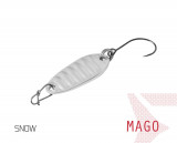 Cumpara ieftin Lingurita oscilanta Delphin MAGO 8/2g Snow