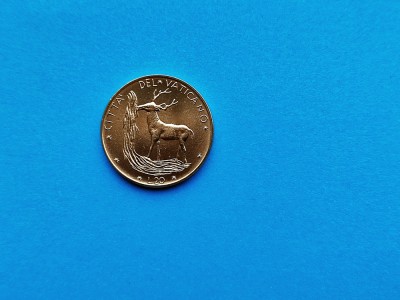 20 Lire 1971 Vatican -AUNC-UNC-luciu de batere foto