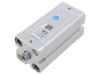 Cilindru pneumatic compact PNEUMAT 25mm cursa 50mm, Aluminiu, NBR, 1-10 bar, -20-70&deg;C