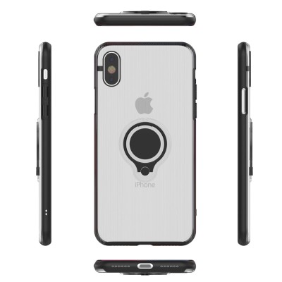 Husa apple iphone 7 armor ring cu inel magnetic transparent foto
