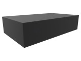 Carcasă metalică neagră 254x432x102mm