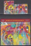 Natiunile Unite Geneva 1996 - Centenarul Jocurilor Olimpice Moderne - Atlanta, Serie + Colita, MNH